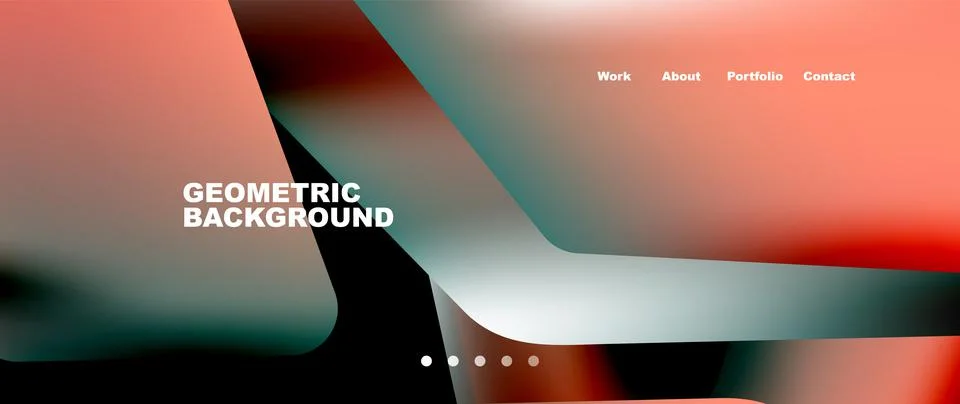 Tech minimal geometric wallpaper. Creative abstract background. Vector Stock Illustration