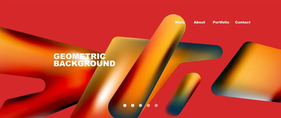 Tech minimal geometric wallpaper. Creative abstract background. Vector Stock Illustration