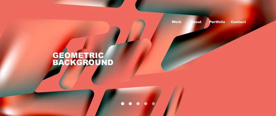 Tech minimal geometric wallpaper. Creative abstract background. Vector Stock Illustration