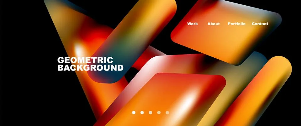 Tech minimal geometric wallpaper. Creative abstract background. Vector イラスト素材