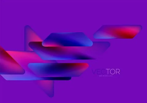 Tech minimal geometric wallpaper. Creative abstract background. Vector Illustrazione stock