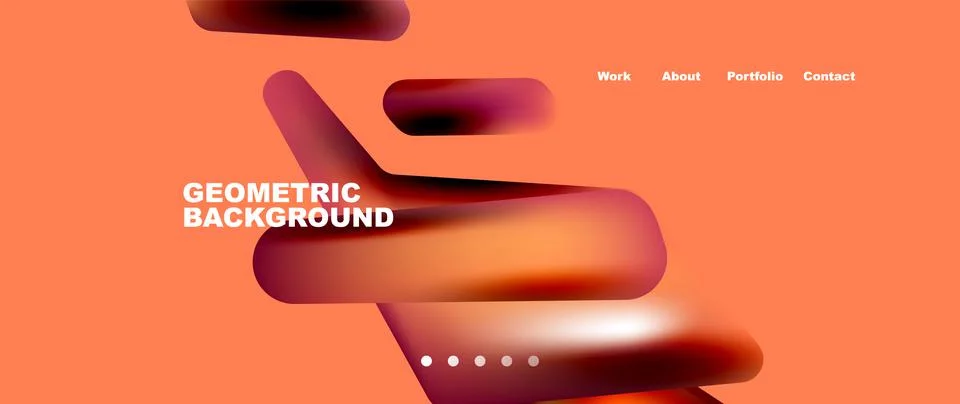 Tech minimal geometric wallpaper. Creative abstract background. Vector Stock Illustration