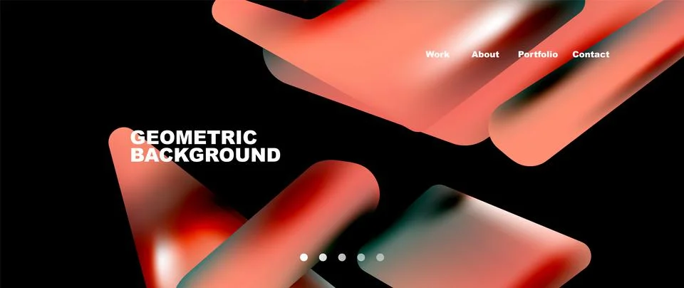 Tech minimal geometric wallpaper. Creative abstract background. Vector イラスト素材