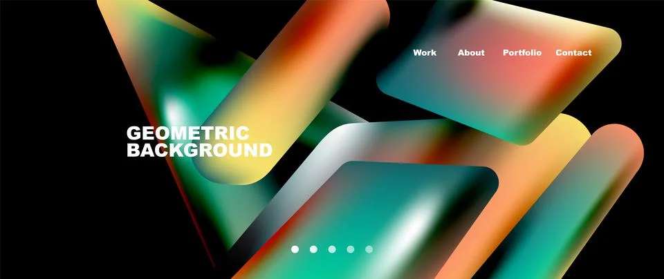 Tech minimal geometric wallpaper. Creative abstract background. Vector Stock Illustration