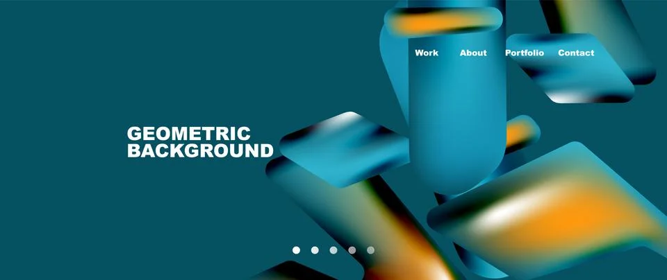Tech minimal geometric wallpaper. Creative abstract background. Vector 스톡 일러스트