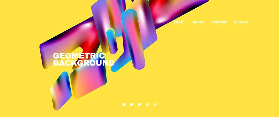 Tech minimal geometric wallpaper. Creative abstract background. Vector Stock Illustration