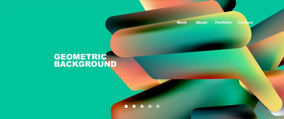 Tech minimal geometric wallpaper. Creative abstract background. Vector Stock Illustration