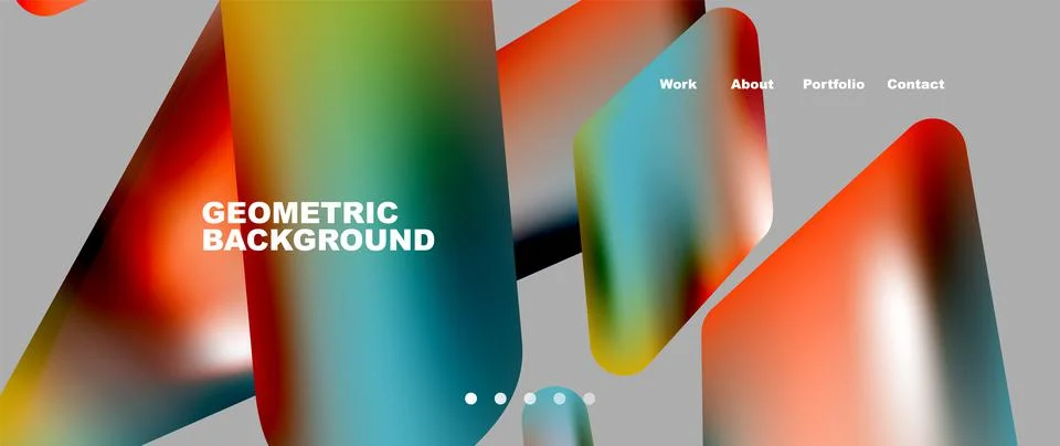 Tech minimal geometric wallpaper. Creative abstract background. Vector Illustrazione stock