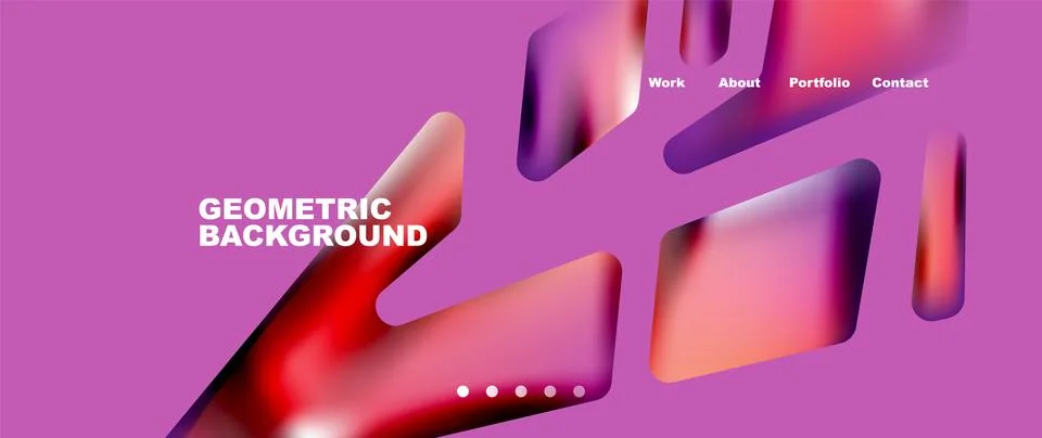 Tech minimal geometric wallpaper. Creative abstract background. Vector Stock Illustration