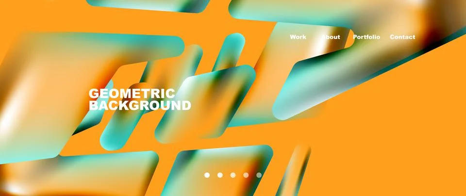 Tech minimal geometric wallpaper. Creative abstract background. Vector Stock Illustration