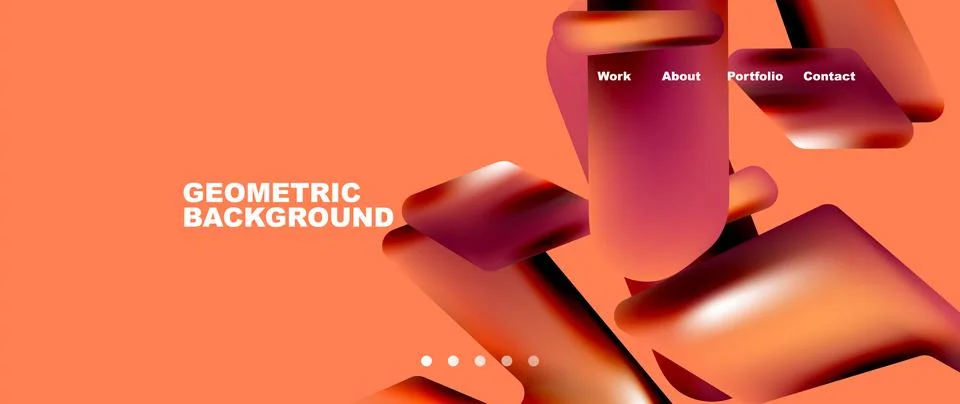Tech minimal geometric wallpaper. Creative abstract background. Vector Stock Illustration