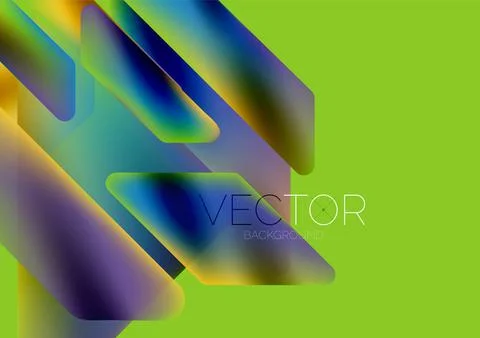 Tech minimal geometric wallpaper. Creative abstract background. Vector Stock Illustration