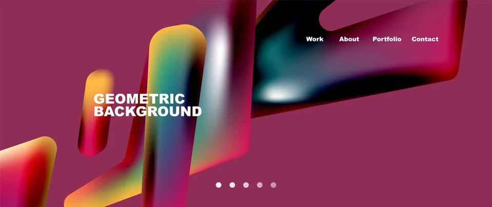 Tech minimal geometric wallpaper. Creative abstract background. Vector Stock Illustration