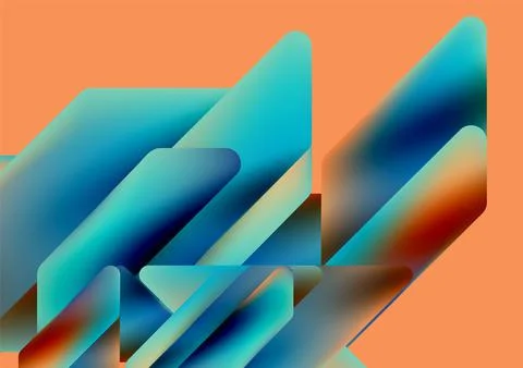 Tech minimal geometric wallpaper. Creative abstract background. Vector 库存插图