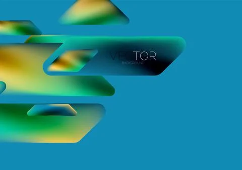 Tech minimal geometric wallpaper. Creative abstract background. Vector 스톡 일러스트