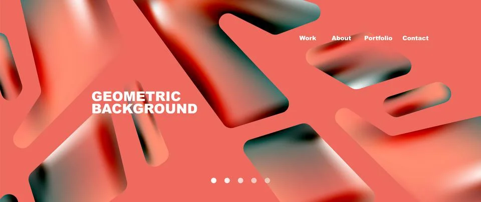 Tech minimal geometric wallpaper. Creative abstract background. Vector 스톡 일러스트