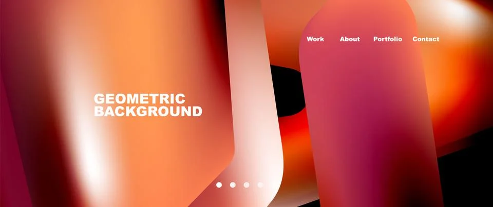 Tech minimal geometric wallpaper. Creative abstract background. Vector Illustrazione stock