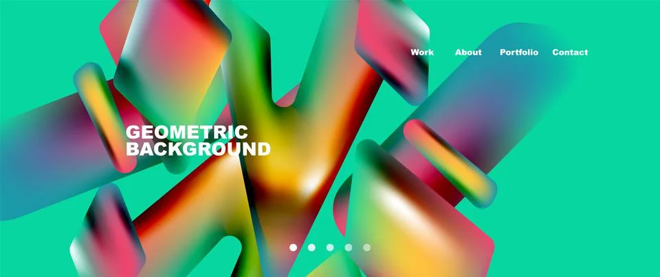 Tech minimal geometric wallpaper. Creative abstract background. Vector Stock Illustration