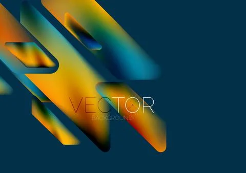 Tech minimal geometric wallpaper. Creative abstract background. Vector 스톡 일러스트