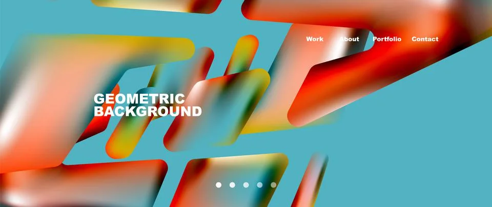 Tech minimal geometric wallpaper. Creative abstract background. Vector Stock Illustration