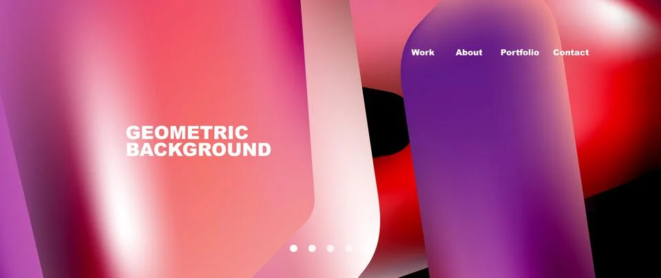 Tech minimal geometric wallpaper. Creative abstract background. Vector Illustrazione stock