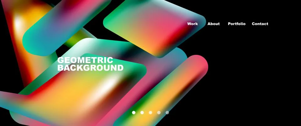 Tech minimal geometric wallpaper. Creative abstract background. Vector Stock Illustration