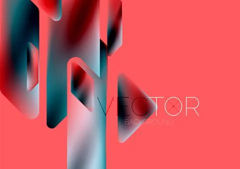 Tech minimal geometric wallpaper. Creative abstract background. Vector 스톡 일러스트