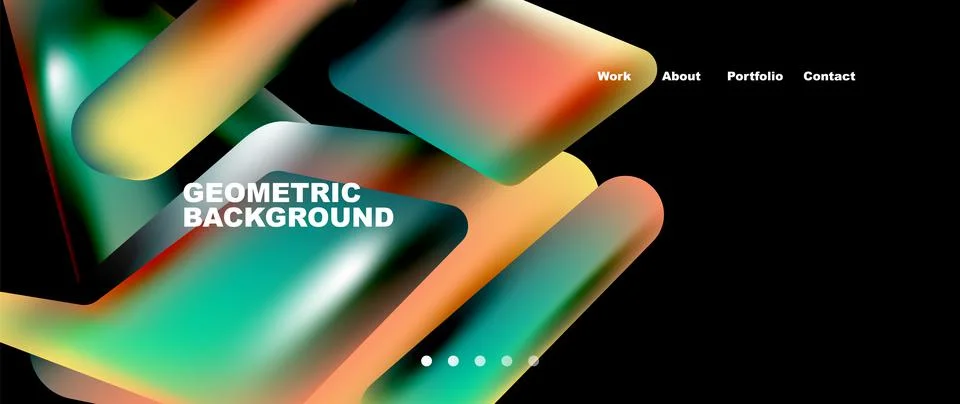 Tech minimal geometric wallpaper. Creative abstract background. Vector Stock Illustration