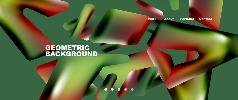 Tech minimal geometric wallpaper. Creative abstract background. Vector Illustrazione stock
