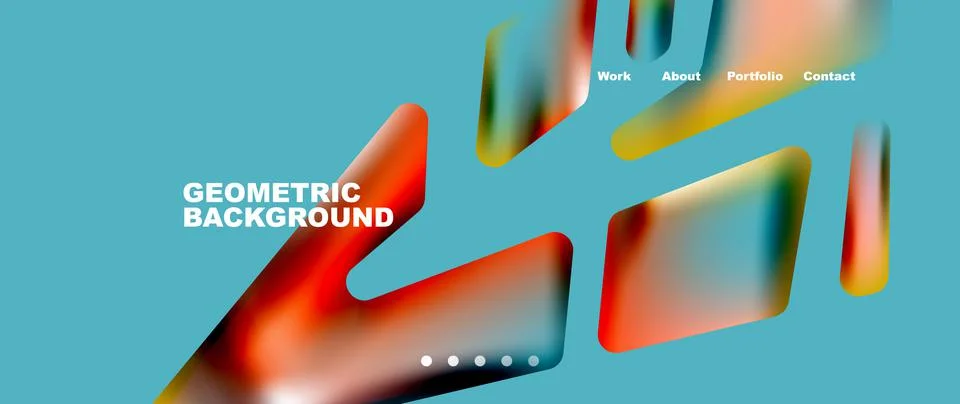 Tech minimal geometric wallpaper. Creative abstract background. Vector Stock Illustration