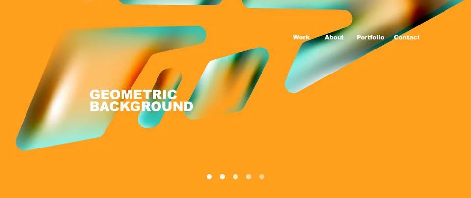 Tech minimal geometric wallpaper. Creative abstract background. Vector 스톡 일러스트