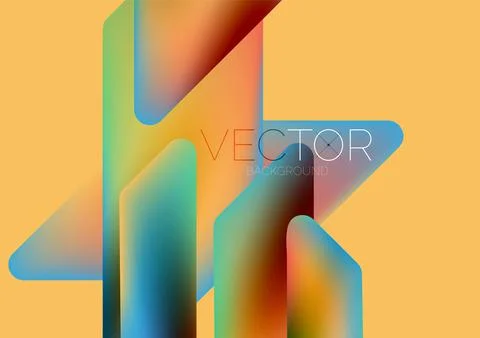 Tech minimal geometric wallpaper. Creative abstract background. Vector 스톡 일러스트