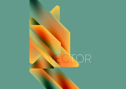 Tech minimal geometric wallpaper. Creative abstract background. Vector 스톡 일러스트