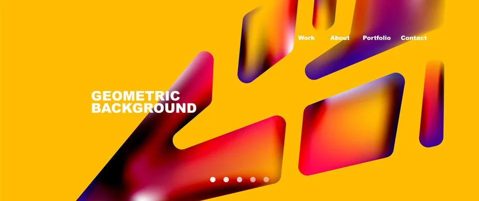 Tech minimal geometric wallpaper. Creative abstract background. Vector Stock Illustration