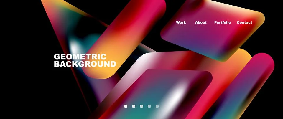 Tech minimal geometric wallpaper. Creative abstract background. Vector イラスト素材