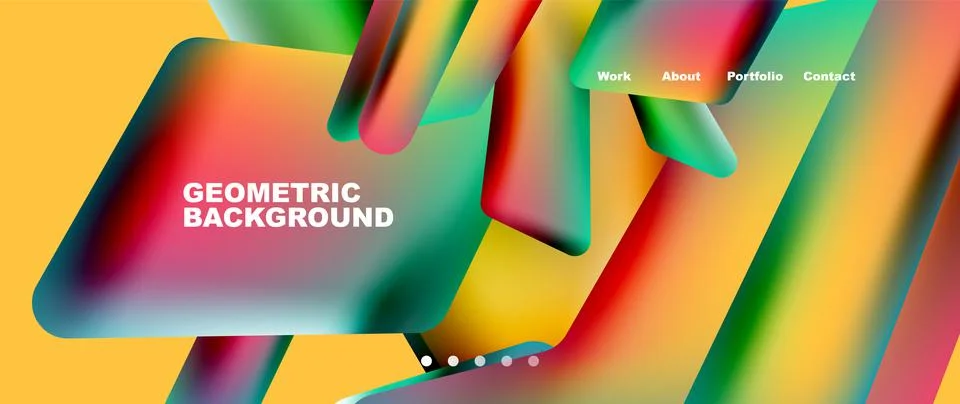 Tech minimal geometric wallpaper. Creative abstract background. Vector 스톡 일러스트