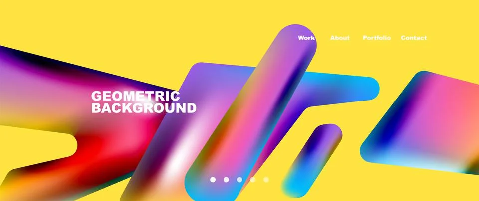 Tech minimal geometric wallpaper. Creative abstract background. Vector 스톡 일러스트