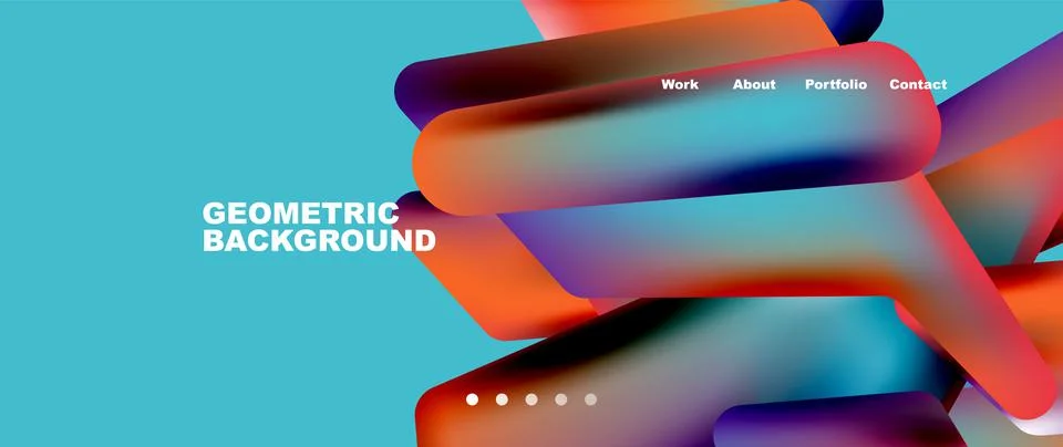 Tech minimal geometric wallpaper. Creative abstract background. Vector 스톡 일러스트