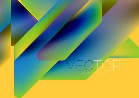 Tech minimal geometric wallpaper. Creative abstract background. Vector イラスト素材