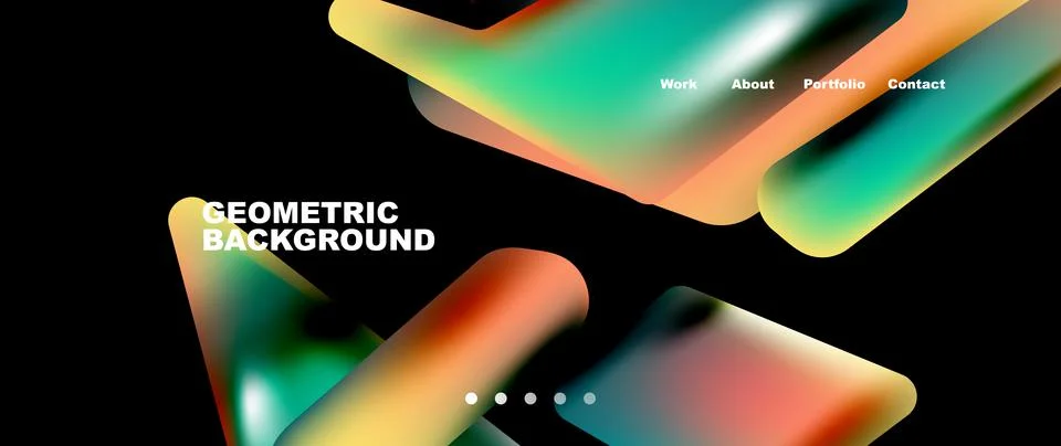 Tech minimal geometric wallpaper. Creative abstract background. Vector 스톡 일러스트