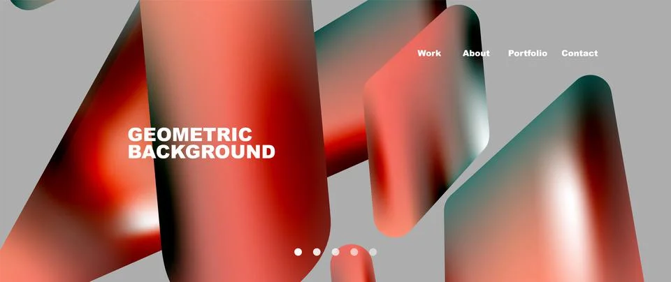 Tech minimal geometric wallpaper. Creative abstract background. Vector Illustrazione stock