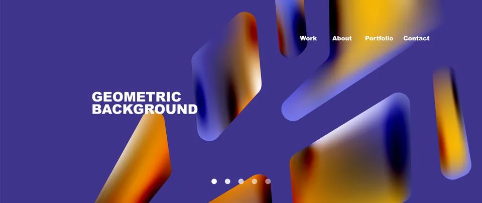Tech minimal geometric wallpaper. Creative abstract background. Vector Illustrazione stock