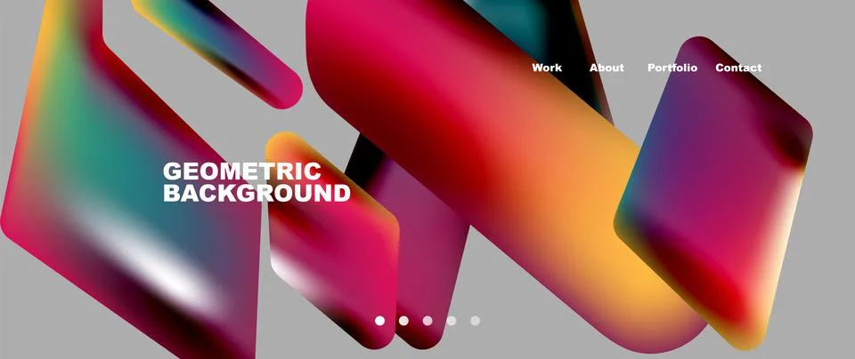 Tech minimal geometric wallpaper. Creative abstract background. Vector Stock Illustration