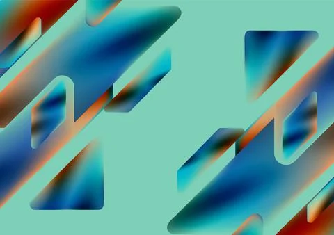 Tech minimal geometric wallpaper. Creative abstract background. Vector Illustrazione stock