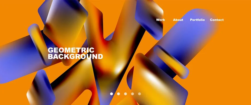 Tech minimal geometric wallpaper. Creative abstract background. Vector Stock Illustration
