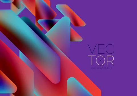 Tech minimal geometric wallpaper. Creative abstract background. Vector 스톡 일러스트