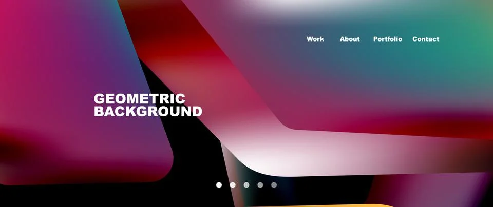 Tech minimal geometric wallpaper. Creative abstract background. Vector Stock Illustration