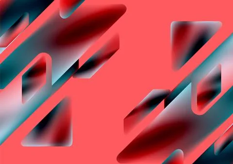 Tech minimal geometric wallpaper. Creative abstract background. Vector 스톡 일러스트