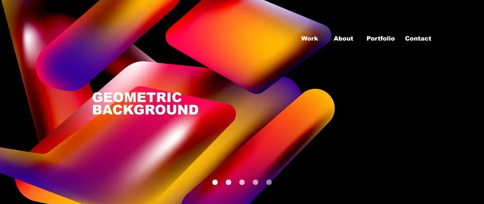 Tech minimal geometric wallpaper. Creative abstract background. Vector Stock Illustration