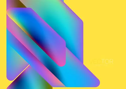 Tech minimal geometric wallpaper. Creative abstract background. Vector Illustrazione stock